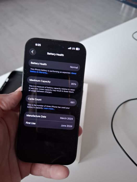 Iphone 15 128 GB черен