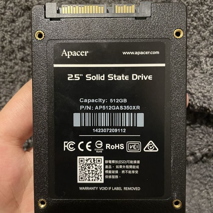 SSD накопитель 512gb