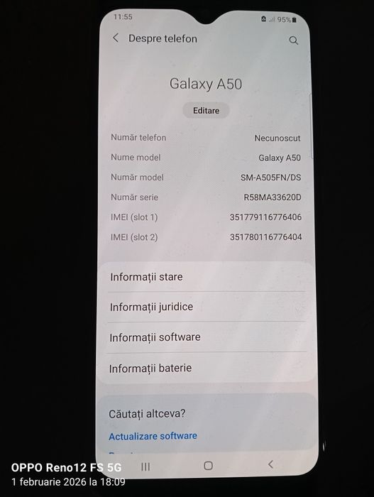 Samsung Galaxy A50 telefon mobil