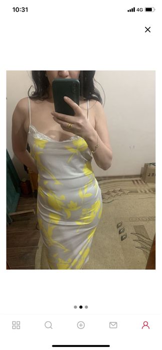 Платье под комбинацию