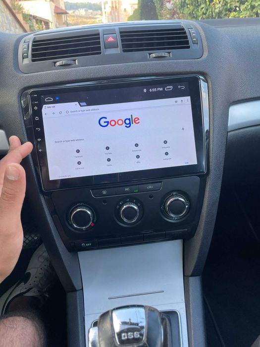 Navigatie Android Skoda Octavia 2 - QLed CarPlay DSP 4G