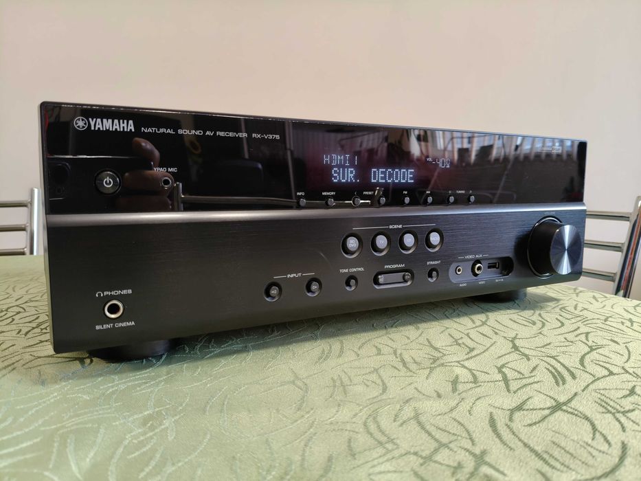 AV Ресивър (усилвател) Yamaha RX-V375 5.1
Ресивър Yamaha RX-V375 5.1
