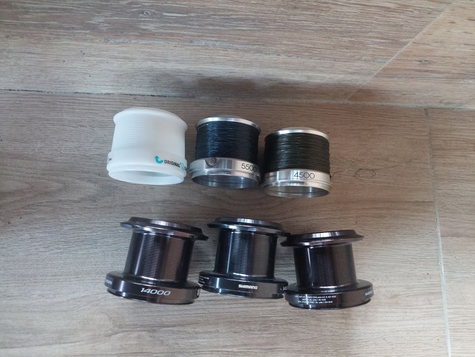 Tamburi rezerva: shimano 14000/10000/5500, daiwa 5500, okuma, fox fx11