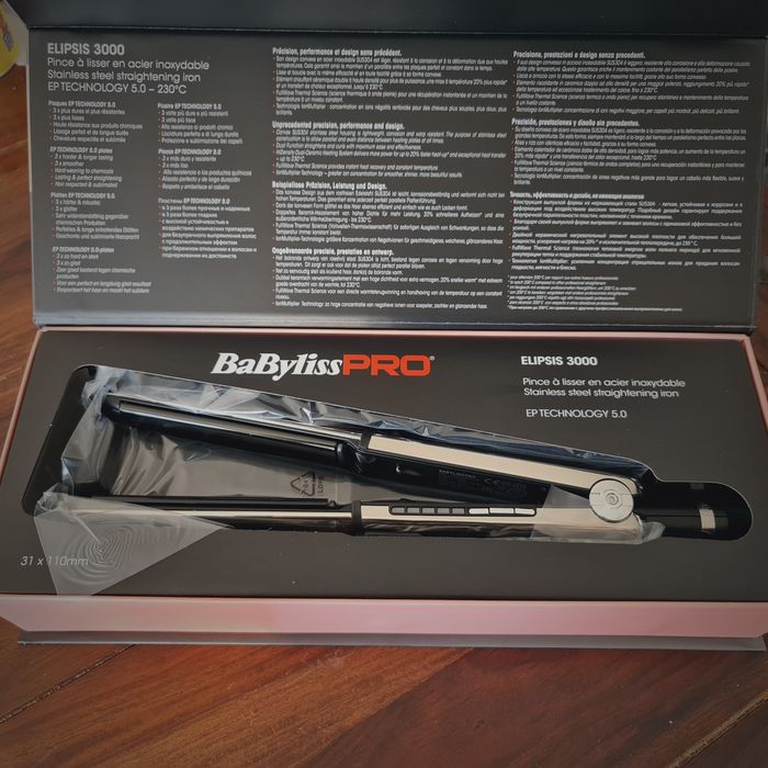 Placa profesionala BaBylissPRO ELIPSIS BAB3000EPE, 31 mm,