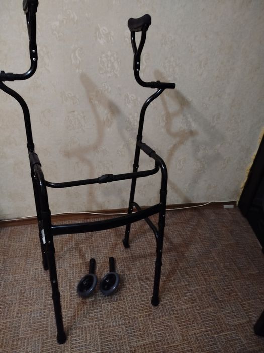 Ходунки с поддержкой под мышки 2в1