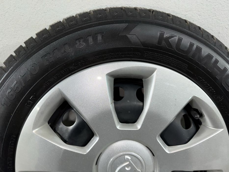 Set 4 roti complete iarna Skoda Citigo/VW Up/Seat Mii