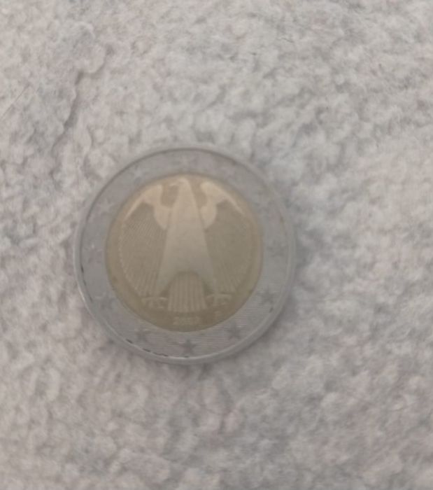 Монета 2 евро 2002 года Германия