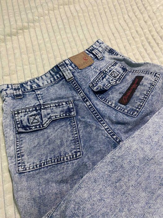 Джинсы прямые и юбка