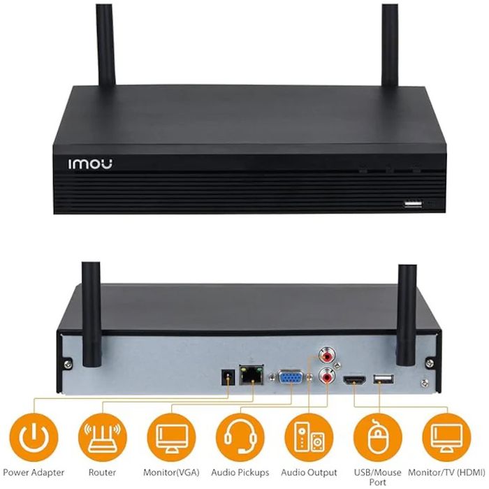 8 канален NVR IMOU + Хард диск 2TB комплект