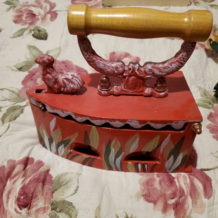 Fier de calcat cu jar,hand mare,unicat,stilizat