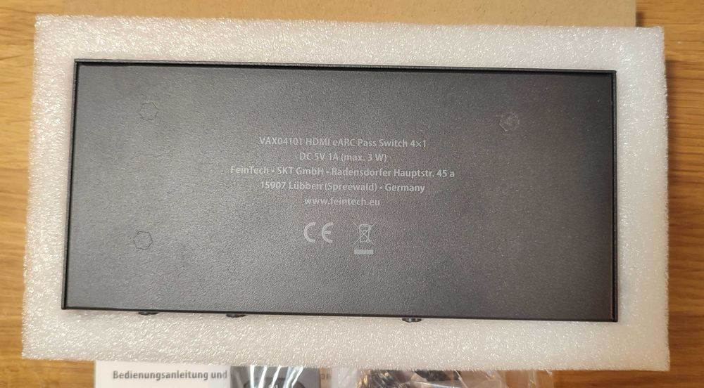 Switch HDMI 4K HDR eARC, 5 porturi - Dolby, DTS, 7.1