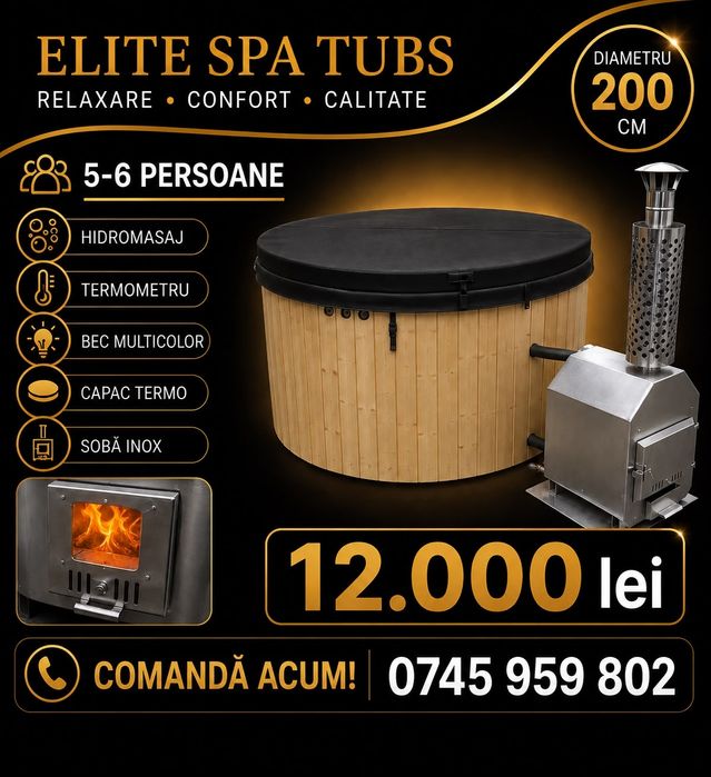 Ciubar cu aeromasaj 12 diuze