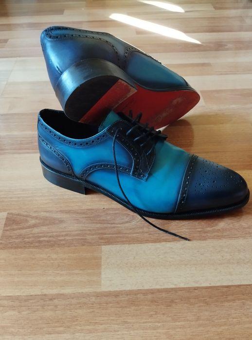 Pantofi piele Derby Brogue