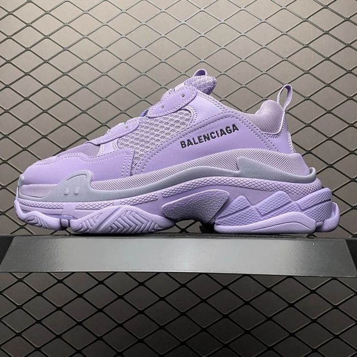 Balenciaga Triple S - Light Grey/Violet/Grey