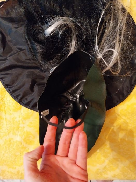 Гумена маска на вещица за Хелоуин