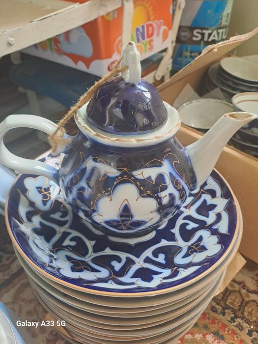 Продаётся чайники пахтагуль,кесе пахтагуль,пиялушки пахтагуль