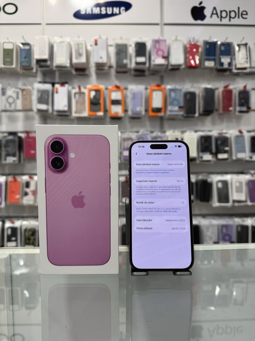 Iphone 16 /128Gb /100%/ 1 an garantie/ Future Gsm Mobile