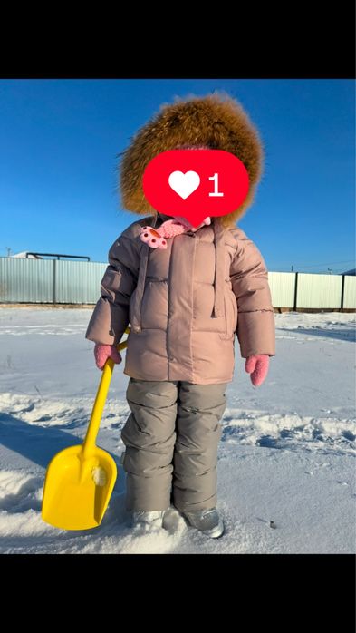 Детский зимний комбинезон