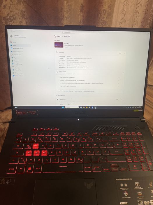 Asus tuf gaming a17