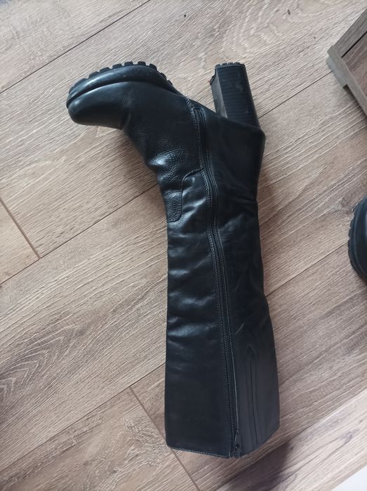 Ботуши естествена агнешка кожа