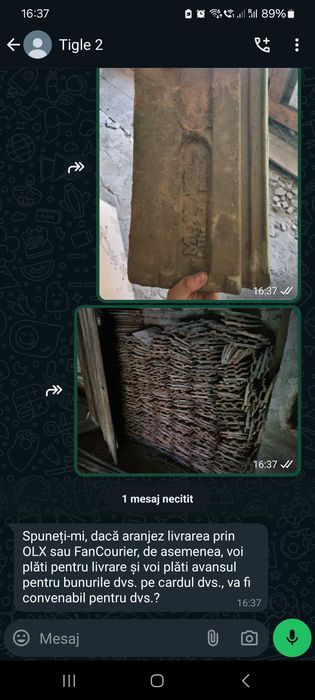 Tigla dreptunghiulara 4 urechi