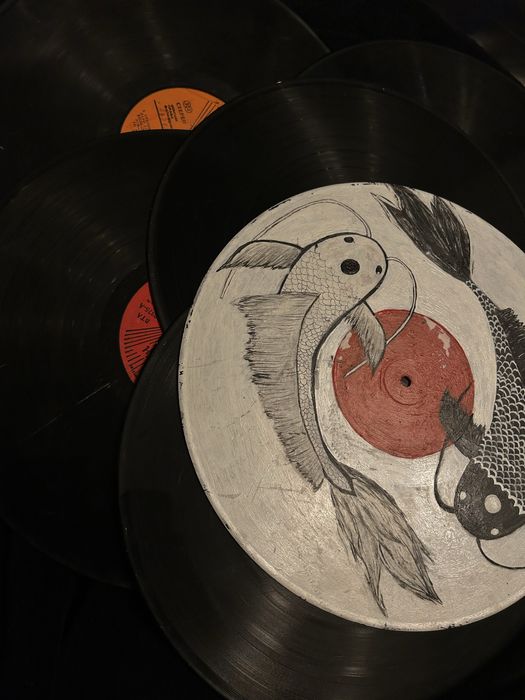 Изрисувани грамофонни плочи