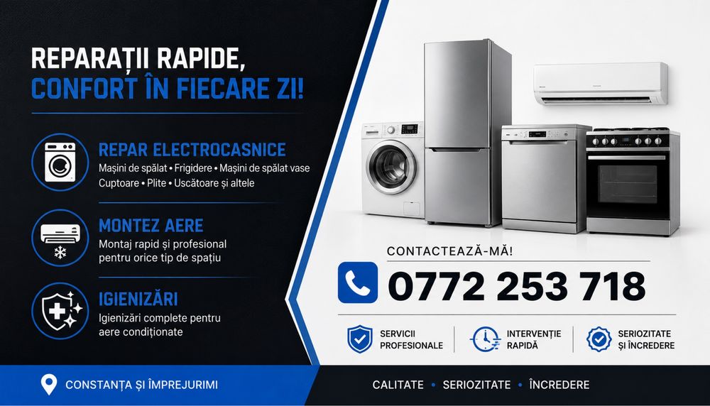 Reparatii electrocasnice