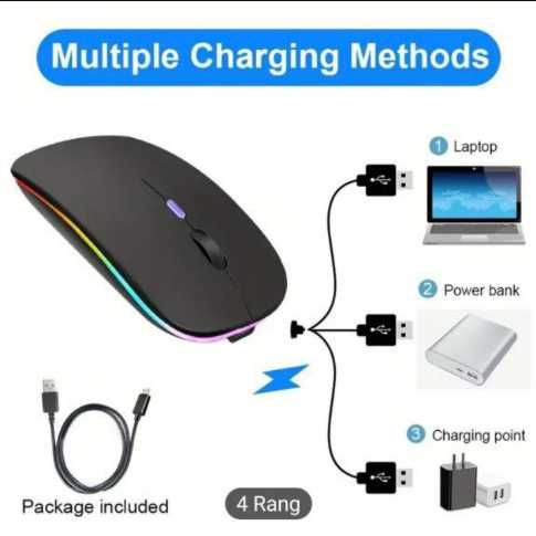 Wireless mouse zaryadlanivchi sichqoncha