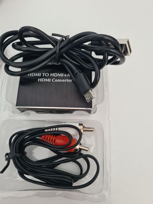 Convertor audio Hdmi la Hdmi+ audio toslink(optic) sau jack 3.5mm