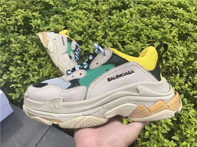 Balenciaga Triple S - Grey/Tan/Olive