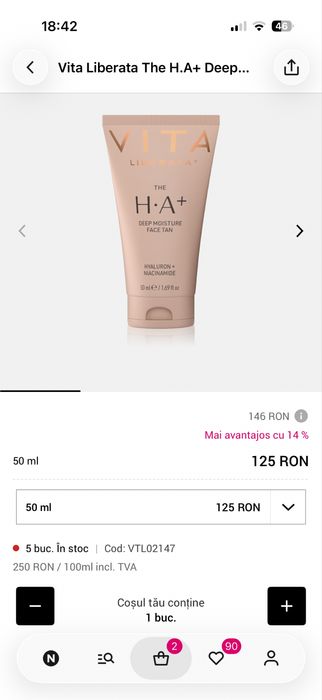 Vita Liberata tanner set autobronzant
