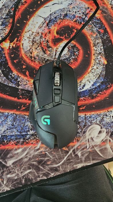 Mouse Gaming Logitech G502 RGB cu fir împletit
