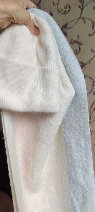 Шапка+шарф зимние