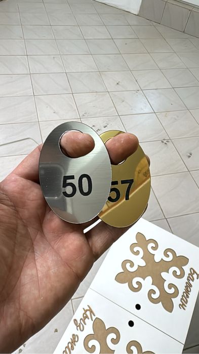 Номерки для гардероба