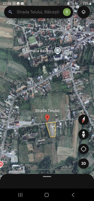 Teren intravilan Bălcești