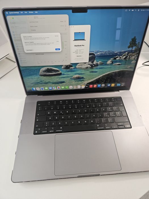 Macbook Pro 16 inch, M1 Pro 16Gb 512Gb ssd