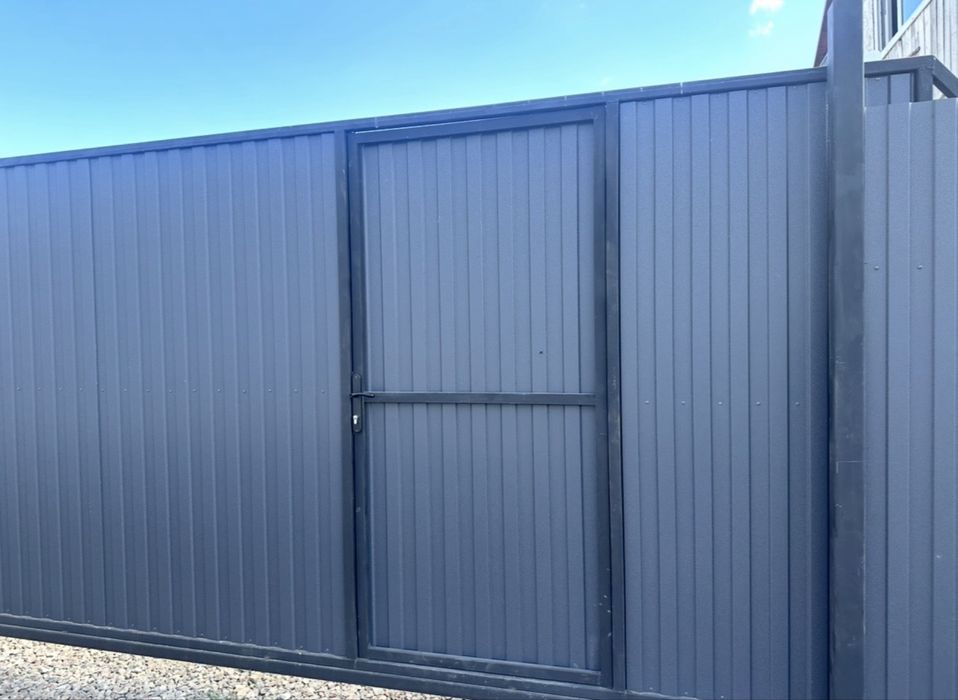 Откатные ворота под ключь