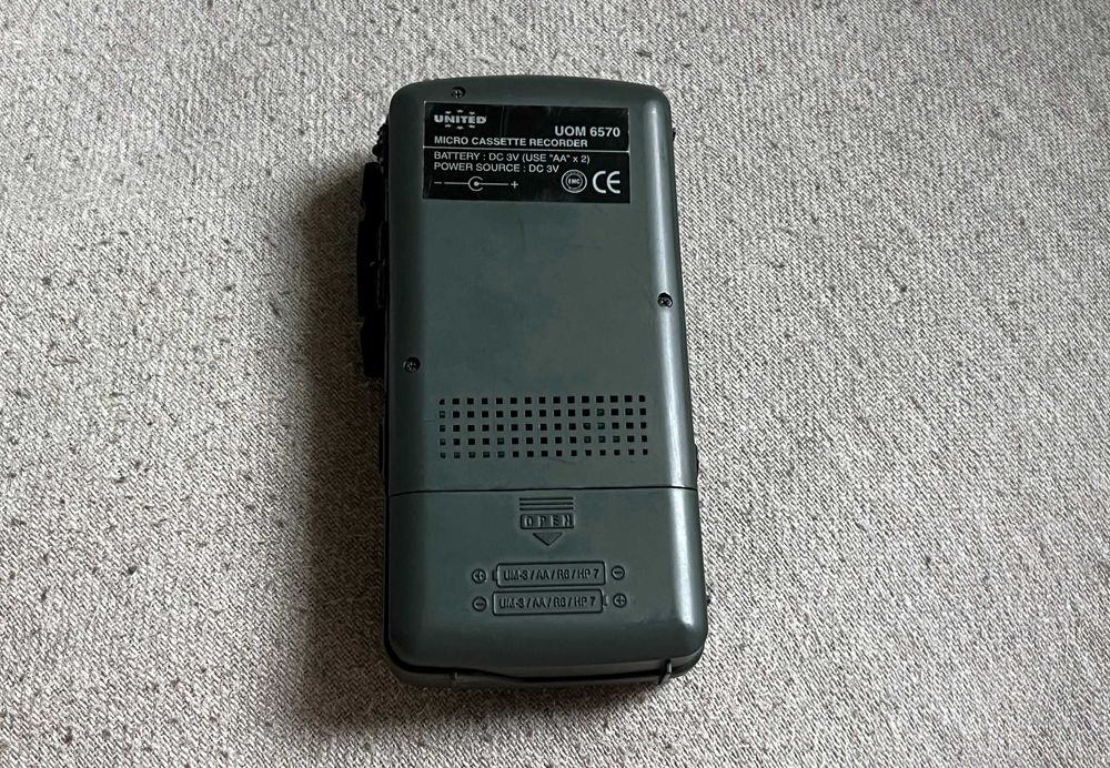 Microcasetofon reportofon United UOM 6570 activare vocala