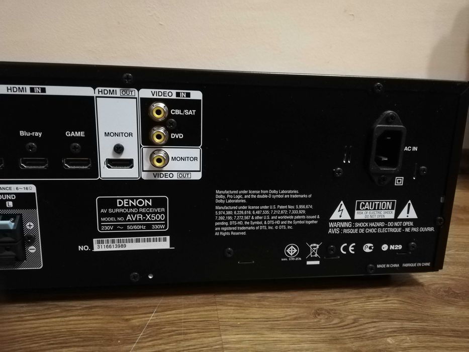 Усилвател Denon avr-x500  (ресивър)