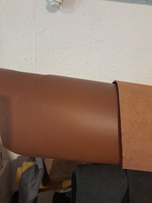Piele tabacita, piele la metru,  leather handmade
