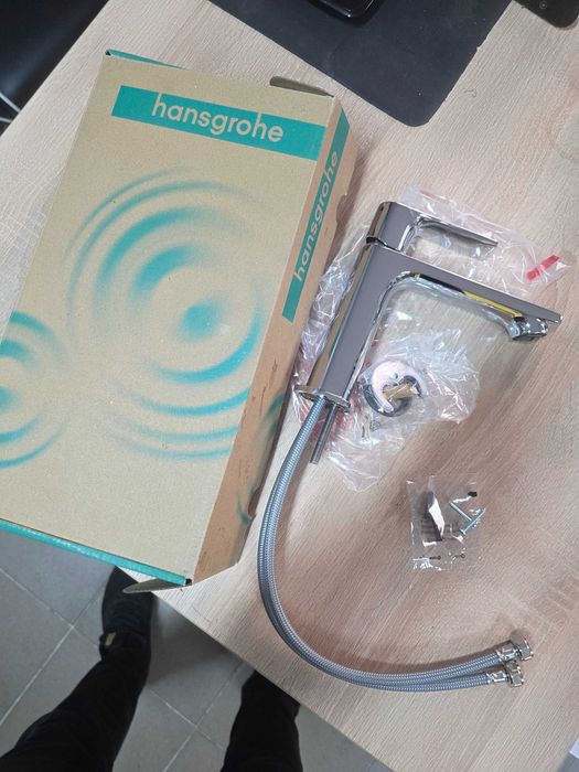 Hansgrohe Rebris E - Baterie lavoar, CoolStart, crom 72560000