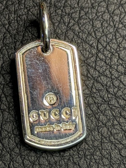 Оригинална сребърна плочка silver GUCCI italy чисто нова 925 сребро