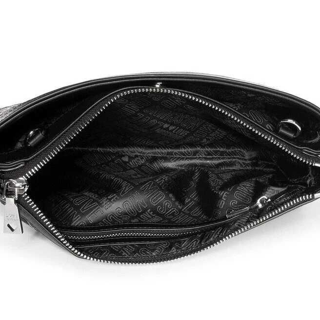 Дамски клач Moschino нов, черно и бяло