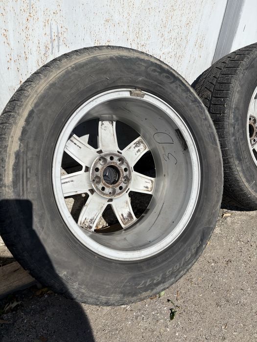 Джанти с гуми 17-ки за МЛ w164