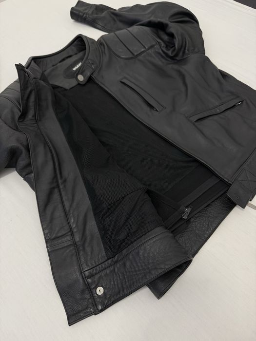 Geaca Moto BMW (58 XXL) Motorad Piele motociclist chopper cruiser biker protectii