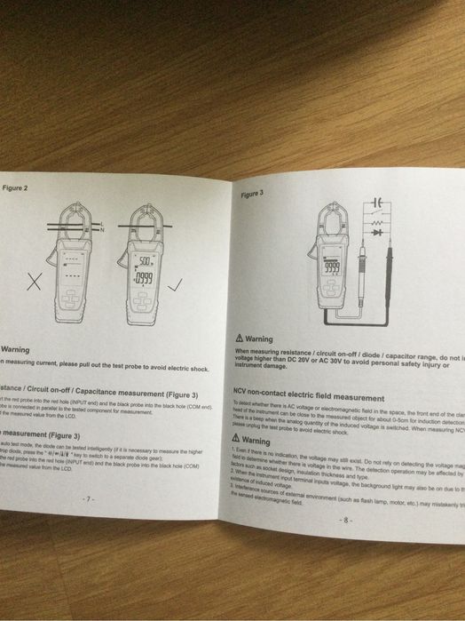 Ампер клещи FY382