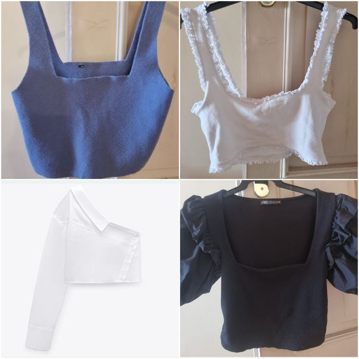ZARA, топове и ризки  S