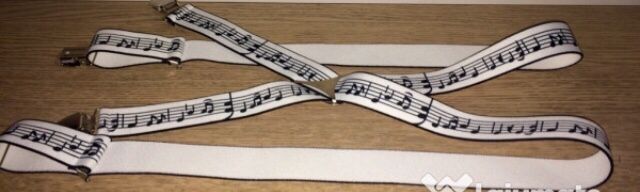 Bretele note muzicale