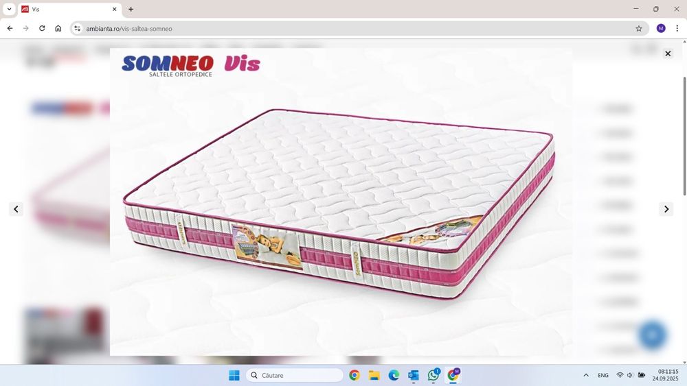 Vând saltea ortopedica