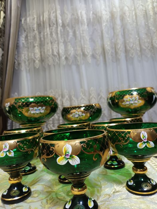 Bohemia Чехия набор-штучно богема набор 13 шт комплект посуда